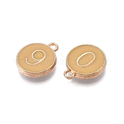 Эмалевые подвески из легкого позолоченного сплава&nbsp;ENAM-T010-07G