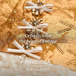 Preciosa® maxima кристалл круглые камни&nbsp;Y-PRC-RBSS12-90075