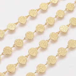 Текстурированные латунные цепочки ручной работы CHC-G006-08G