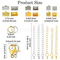 50 шт. Diy концы ленты для изготовления комплектов DIY-YW0001-99A-G