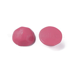 オペークアクリルカボション  多面カット  半円  濃いピンク  23x22x11mm  約140個/500g&nbsp;MACR-S373-138-A09