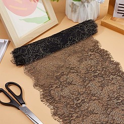 Широкая кружевная отделка в форме ресниц из полиэстера длиной 3 м. OCOR-WH0020-19A