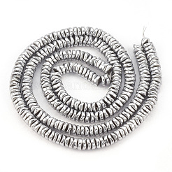 Electroplate non magnetici ematite sintetico fili di perline&nbsp;G-T061-179