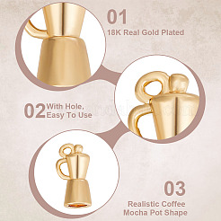 16 шт. Латунные подвески&nbsp;KK-GO0001-51