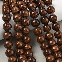 Естественно Mashan нефрита круглые бусины нити&nbsp;G-D263-10mm-XS14-01