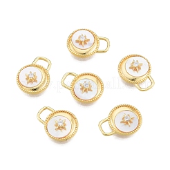 Подвески из синтетических белых ракушек&nbsp;KK-A165-15G