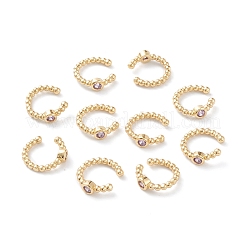 Серьги-манжеты из циркония&nbsp;LS-EJEW-H109-01I-G