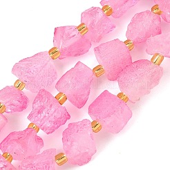 Brins bruts de perles de cristal de quartz naturel&nbsp;G-Z131-J01-11