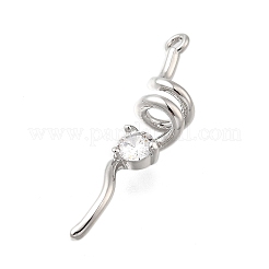 Латунь с подвесками из фианита&nbsp;KK-Q048-02P