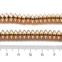 Hebras de cuentas de hematites no magnéticas sintéticas galvanizadas&nbsp;G-M095-C01-03KCG