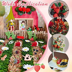 62 pz 7 stili di imitazione della frutta in plastica&nbsp;DJEW-PH0001-63