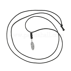 Подвеска из сплава перьев&nbsp;NJEW-JN05638