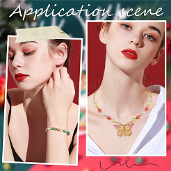 Прозрачные акриловые бусины на рождественскую тематику MACR-SP0001-30B