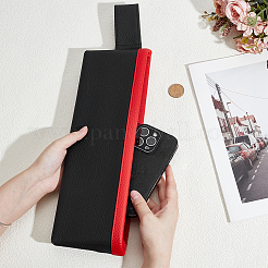 Искусственная кожа с пластиковым контейнером для хранения в зазоре между сиденьями автомобиля&nbsp;CON-WH0095-167A