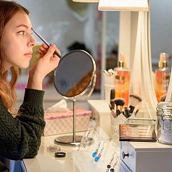 Прозрачные акриловые стойки для серег AJEW-WH0304-96