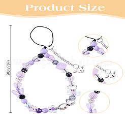 1 шт. ремешки для мобильного телефона из смолы и акрила&nbsp;AJEW-LP0005-76