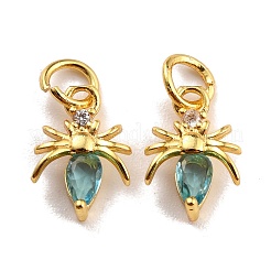 Латунные микро проложить кубического циркония подвески&nbsp;KK-A156-01G-RS