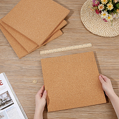 コルク断熱シート  正方形  300x301x15mm&nbsp;DIY-WH0488-01B-1
