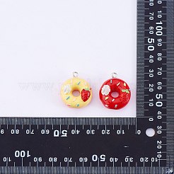 30 шт. 6 цвета непрозрачные подвески из смолы RESI-SZ0001-66