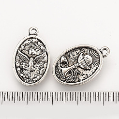 Сплавочные подвески тибетского стиля&nbsp;TIBE-Q078-06AS-RS