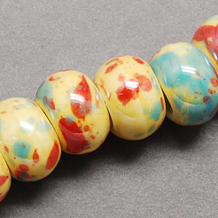 Фарфора ручной работы европейский бусины&nbsp;OPDL-Q099-3