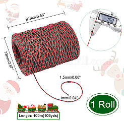 Décoration bricolage de corde de papier de noël&nbsp;OCOR-WH0075-06
