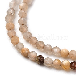 Натуральный персиковый лунный камень G-A276-C12-2mm