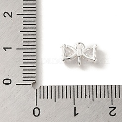 Подвески-соединители с бантом из латуни&nbsp;KK-K371-07S