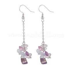 Natürliches Fluorit-Chips-Perlen-Schmuckset&nbsp;SJEW-JS01231-02