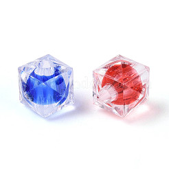 Abalorios de acrílico transparentes&nbsp;X-OACR-Q197-03