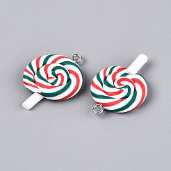 Полимерной глины ручной работы подвески CLAY-N013-30A-02