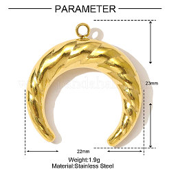Подвески из нержавеющей стали 304 STAS-OY001-39G
