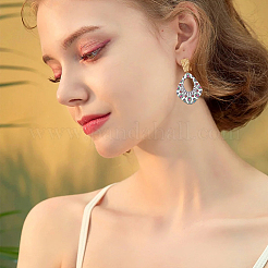 Набор для самостоятельного изготовления длинных висячих сережек&nbsp;DIY-HY0001-41