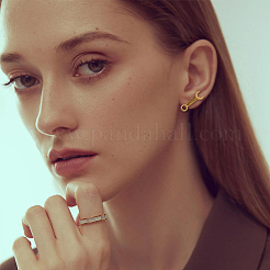 10 шт. 5 цвета нержавеющая сталь гаечный ключ серьги-гвоздики для мужчин EJEW-FI0001-82