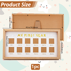 Детские фоторамки из дерева&nbsp;AJEW-WH0007-48