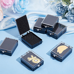 Прямоугольные пластиковые коробки для хранения зубных протезов CON-WH0084-69B