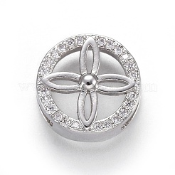 Ottone micro spianare fascini dello scorrevole zirconi&nbsp;ZIRC-F094-35-RS