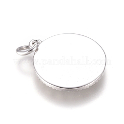 Латунные микро проложить кубического циркония подвески KK-D159-21P