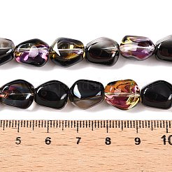 Стеклянные бусины с гальваническим покрытием &nbsp;EGLA-T021-08A