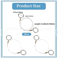 3 Satz Tonschneider aus Stahldraht&nbsp;DIY-GF0010-55