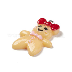 Pendentifs de noël en résine opaque&nbsp;RESI-K023-01B