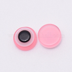Cabuchones de resina, ojo, rosa, 8x3.5mm
