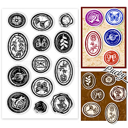 PH PandaHall Seal Stamp Clear Stamps for Card Making, 13 Styles Rubber Stamp Flower/Butterfly/Envelope Transparent Craft Stamp Seal Stamp for DIY Scrapbooking Stamp Photo Album Journal Decor