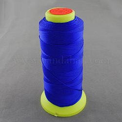 Hilo de coser de nylon, azul medio, 0.8mm, aproximamente 300 m / rollo