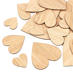 Деревянные доски olycraft в форме сердца для покраски, деревесиные, 30 шт / комплект