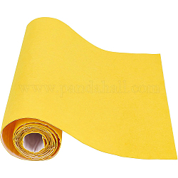 Benecreat 15.7x78.7(40cmx2m) selbstklebender Filzstoff gelber Regaleinsatz für Tassenmattenherstellung und Schmuckkästchendekoration, 1 mm dick
