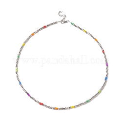 Glasperlenketten für Frauen, Farbig, 18.90 Zoll (48 cm)