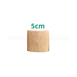 Multifunktionale Vliesbandage, selbstklebende sportelastische Bandage, haftender Verband, rauchig, 5 cm, ca. 4.5 m / Rolle