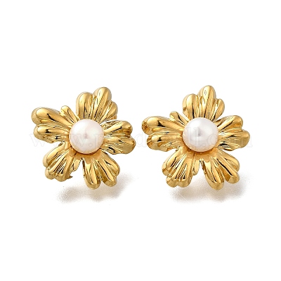 Фурнитура для сережек-гвоздиков из нержавеющей стали 304 EJEW-F361-15G-1