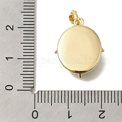 Латунные микро проложить кубического циркония подвески KK-K388-24G-1